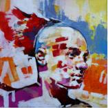 XVIII  - 002 - ACRYL AUF LEINWAND - 30 x 30 CM 2018