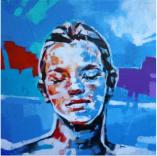 XVIII  - 001 - ACRYL AUF LEINWAND - 30 x 30 CM 2018